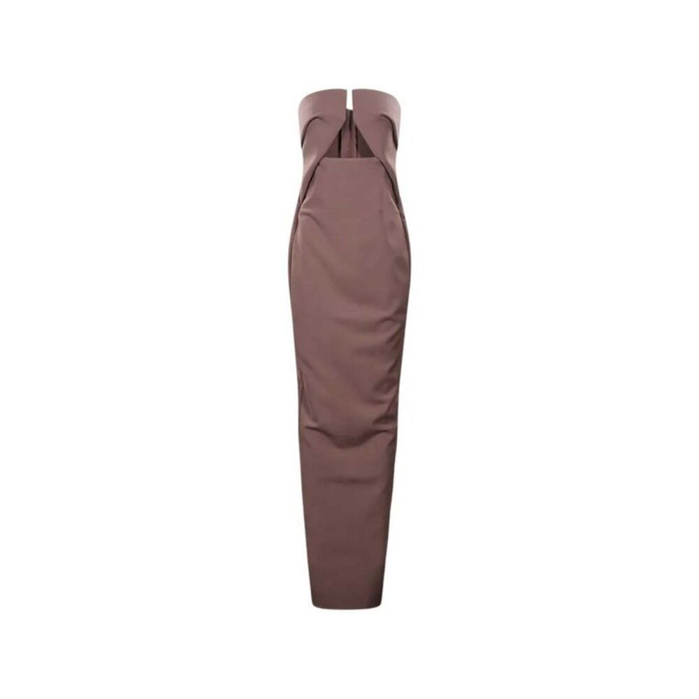 Rick Owens Women Rick Owens Women Strapless Maxi Dress With Cut-Outs